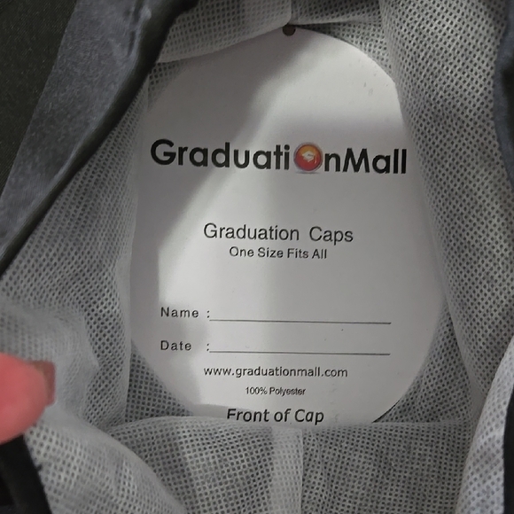 Graduation Black Full-Length Robe & Cap - Picture 8 of 10